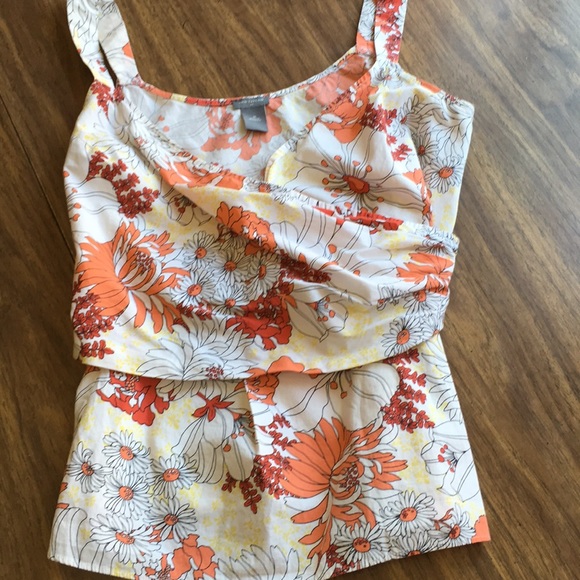 Ann Taylor Tops - Ann Taylor faux wrap tank